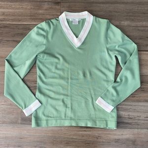 Nike Golf sweater v neck green